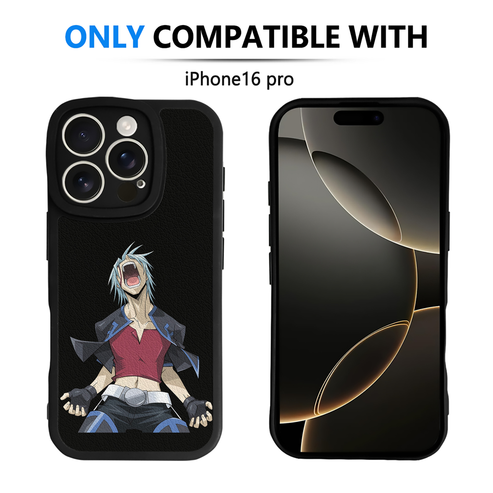 （画像用） 遊☆戯☆王 Yu-Gi-Oh! 【iPhone 16シリーズ対応】シリコンスマホケース（レザー調） 材質：シリコン